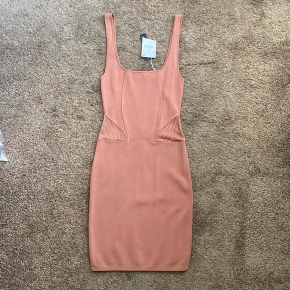 Zara | NWT Mini Knitwear Bodycon Dress - Picture 1 of 8